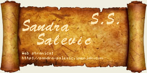 Sandra Salević vizit kartica